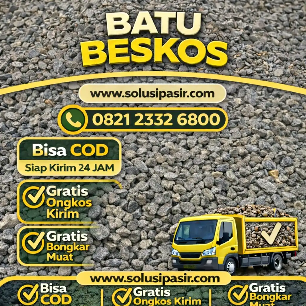 Jual batu beskos di jabodetabek siap kirim 24 jam