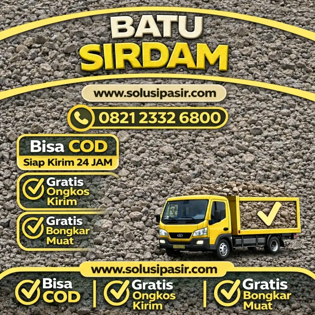 Jual batu screening di jabodetabek siap kirim 24 jam