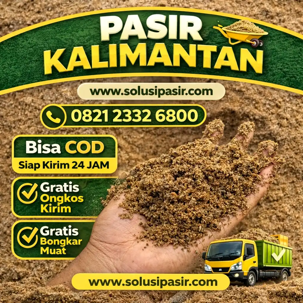 Jual pasir tayan kalimantan di jabodetabek siap kirim 24 jam
